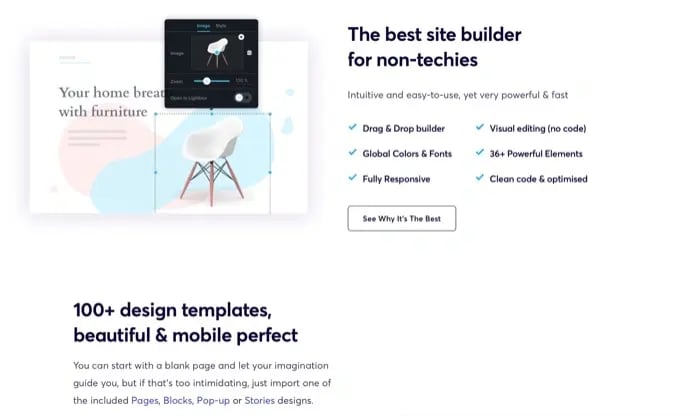 best WordPress page builders; Brizy-1